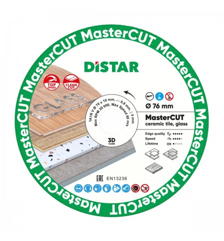 Disque de coupe diamanté DISTAR MASTERCUT 76 mm