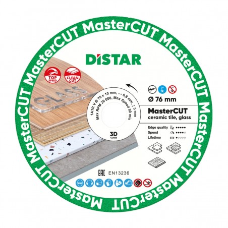 Disque de coupe diamanté MasterCUT Ø 76 mm – DISTAR