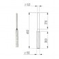Tige de fraisage diamantées Ø5 mm - Lot de 2 piéces