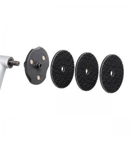 Click-Lock 50 – Support magnétique Ø50 mm avec 3 plateaux interchangeables