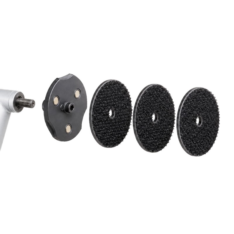 Click-Lock 50 – Support magnétique Ø50 mm avec 3 plateaux interchangeables