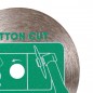 Disque de coupe diamanté DISTAR ButtonCut Ø 50 mm avec tige de fixation