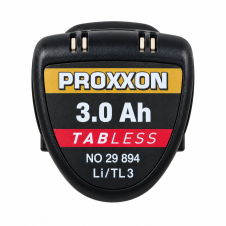 Batterie lithium-ion Li/TL3 Tabless PROXXON 10.8V - 3 Ah