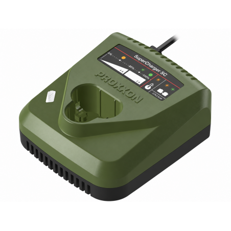 Chargeur ultra-rapide PROXXON SuperCharger SC 29882 – 10,8 V / 8 A pour batterie Tabless