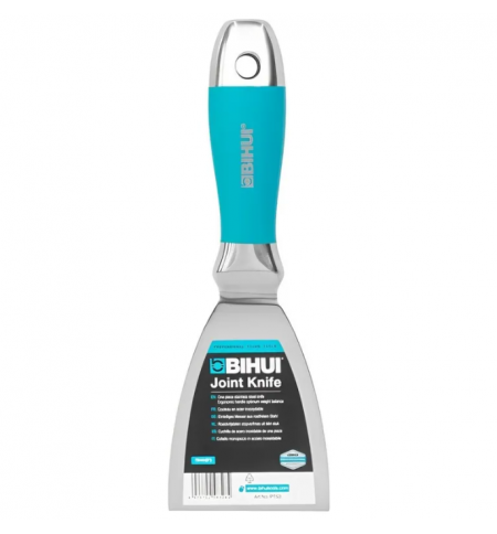 Spatule souple en acier inoxydable BIHUI – Conception monobloc – 75 mm
