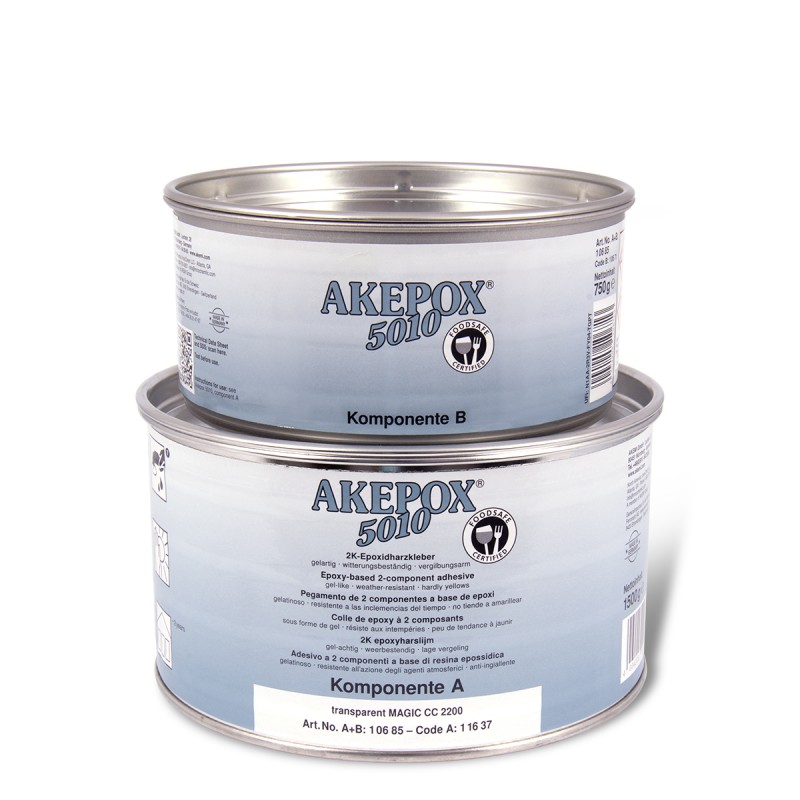 AKEPOX 5010 SET (A+B) 2,25 kg - Époxy Transparent-Laiteux colorable (collage et jointoiement) AKEPOX 5010 SET (A+B) 2,25 kg - Époxy Transparent-Laiteux colorable (collage et jointoiement)