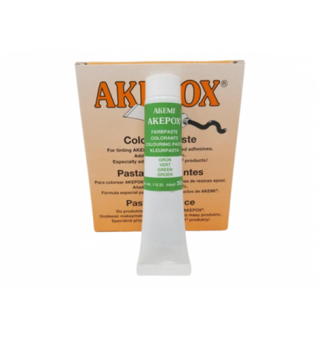 PATE COLORANTE AKEPOX - BLANC 30 ML - Vert 30 ML