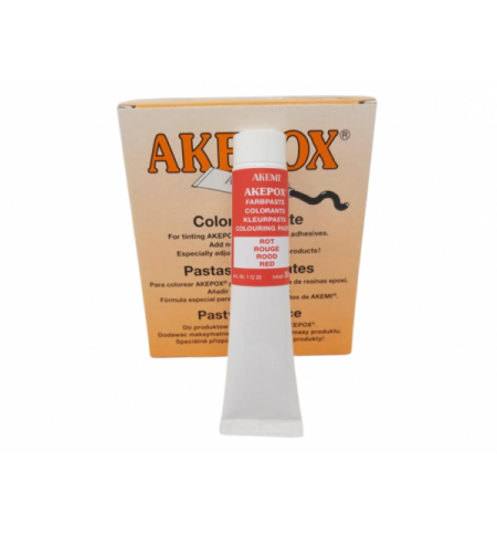 PATE COLORANTE AKEPOX - BLANC 30 ML - Rouge 30 ML