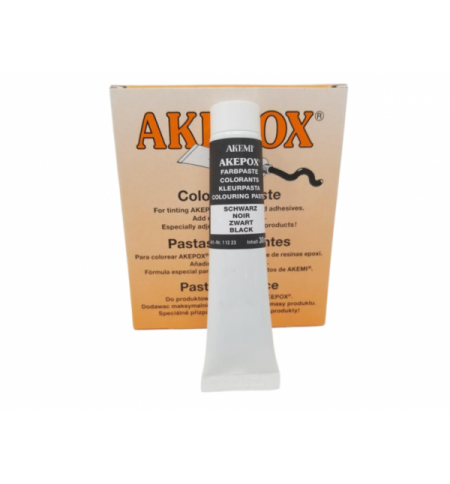 PATE COLORANTE AKEPOX - BLANC 30 ML - Noir 30 ML