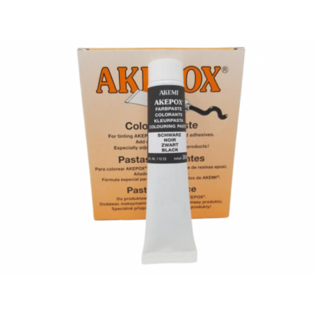 PATE COLORANTE AKEPOX - BLANC 30 ML - Noir 30 ML