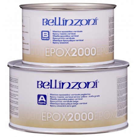 EPOX 2000 (A+B) 1,5 KG - Époxy Transparent colorable (collage et jointoiement)