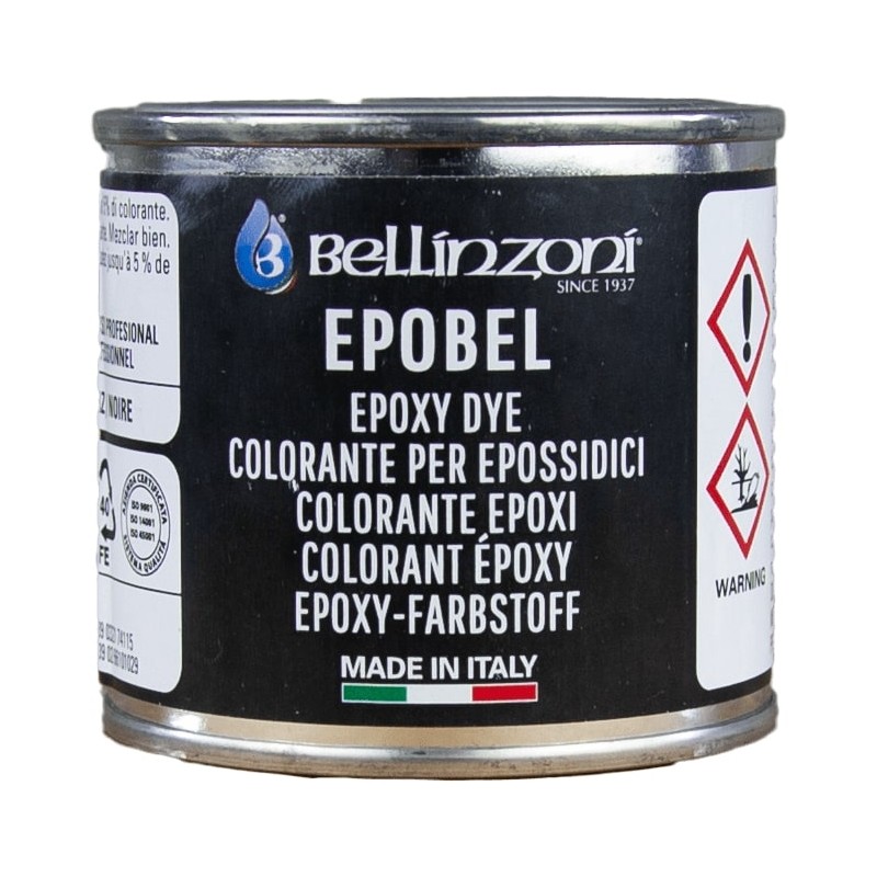 Colorant universel Epobel Bellinzoni – Noir – Pot de 100 ml