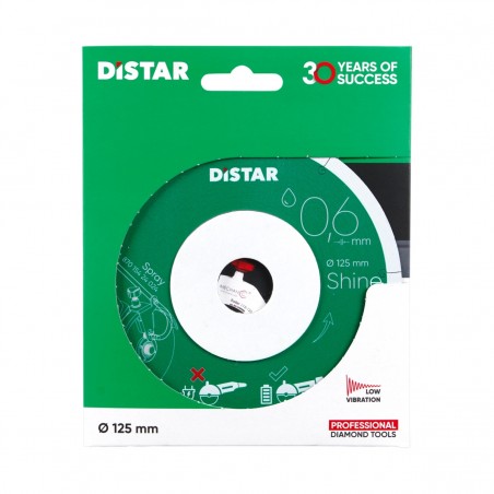 Disque de coupe diamanté 125 mm DISTAR SHINE