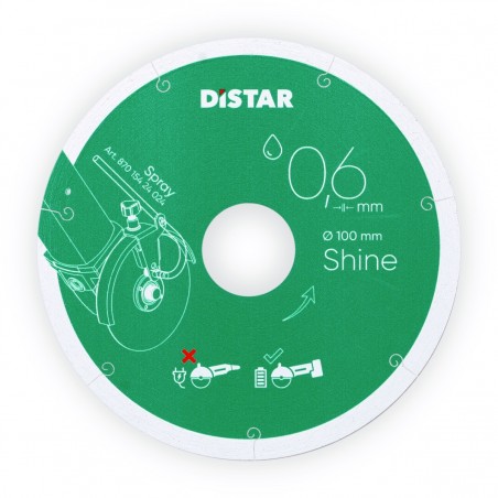 Disque de coupe diamanté 100 mm DISTAR SHINE