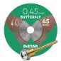 Disque de coupe diamanté 45 mm DISTAR NEW BUTTERFLY 0.45mm avec tige de fixation