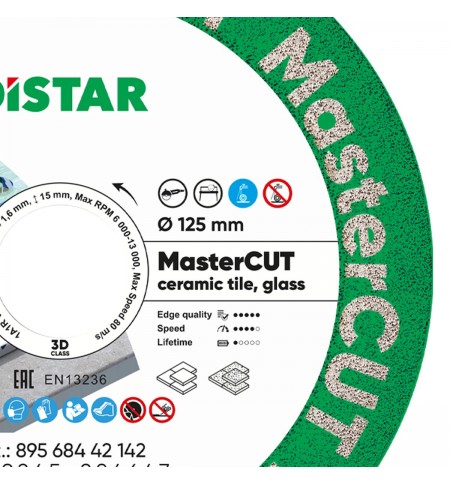 Disque de coupe diamanté MasterCUT Ø 125 mm – DISTAR