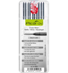 10 Mines de Recharge pour Pica Dry – Graphite 2B