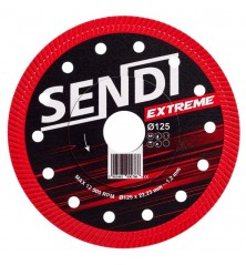 Disque de coupe diamanté 125 mm SENDI EXTREME
