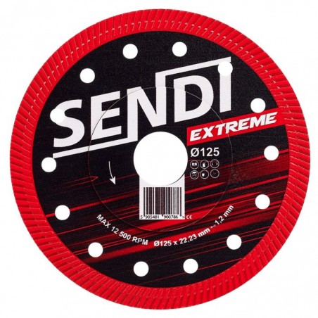 Disque de coupe diamanté 125 mm SENDI EXTREME