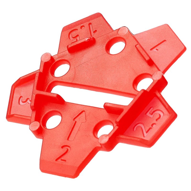 Croisillons de nivellement pour carrelage : 1mm, 1.5mm, 2mm, 2.5mm, 3mm