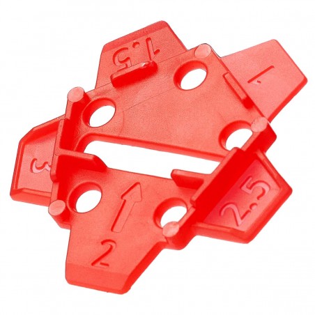 Croisillons de nivellement pour carrelage : 1mm, 1.5mm, 2mm, 2.5mm, 3mm