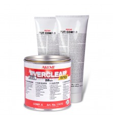 EVERCLEAR 510 SET (A+B) 1KG - Résine Polyuréthane Translucide colorable (collage et jointoiement)