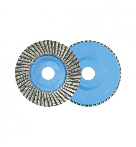Disque de ponçage diamanté à lamelles 115 mm BIHUI - Grain 60