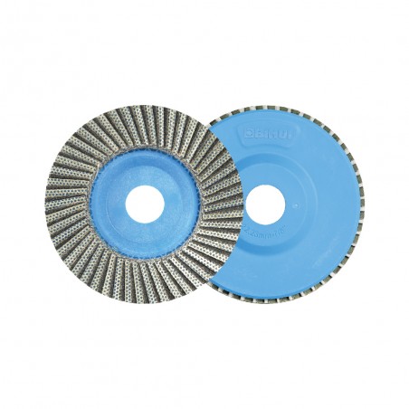 Disque de ponçage diamanté à lamelles 115 mm BIHUI - Grain 60