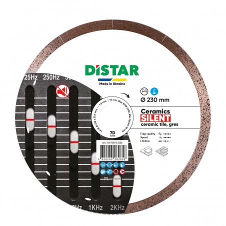 Disque de coupe diamanté 230 mm DISTAR CERAMIC SILENT