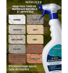 B-GTX Bellinzoni – Nettoyant intensif pour joints de carrelage 750 ml