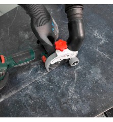 MECHANIC ROLLER – Capot d’aspiration Ø76 pour meuleuse avec roues de guidage