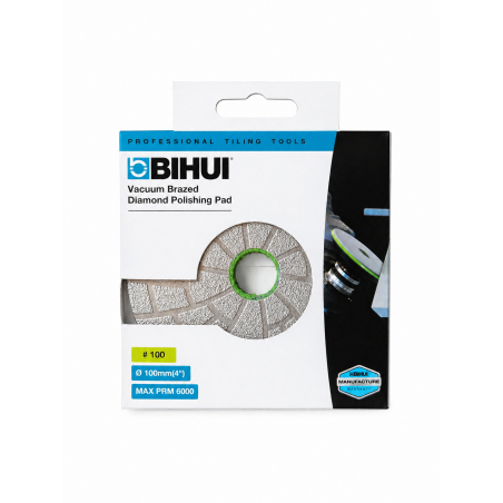 copy of Tampon de ponçage à sec diamantés brasés Ø100 – Grain 50