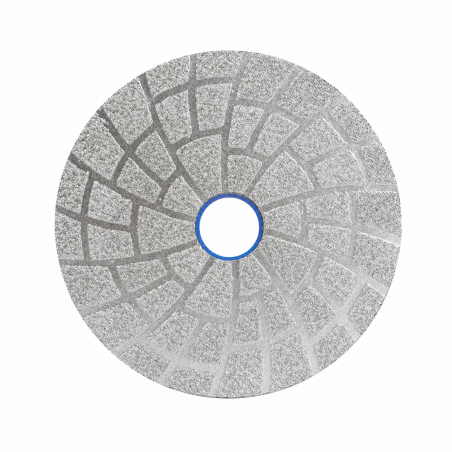 Tampon de ponçage à sec diamantés brasés Ø100 BIHUI – Grain 50