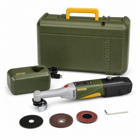 Meuleuse angulaire sans fil PROXXON LHW/A 10,8 V – Coffret avec batterie et chargeur