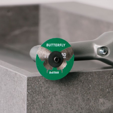Disque de coupe diamanté DISTAR Butterfly Ø 50 mm avec tige de fixation