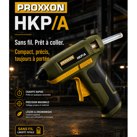 Pistolet à colle chaude sans fil PROXXON HKP/A