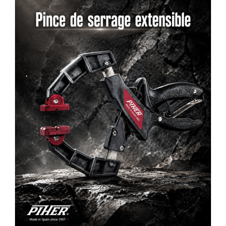 Pince extensible 16 cm à serrage progressif – PIHER
