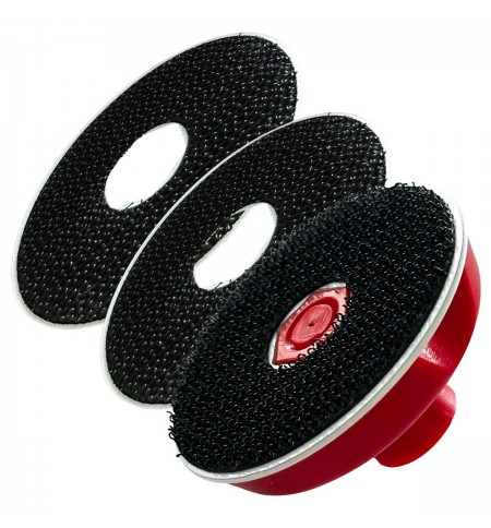 SwapCap MINI – Support magnétique M8 avec 3 plateaux velcro Ø50 mm