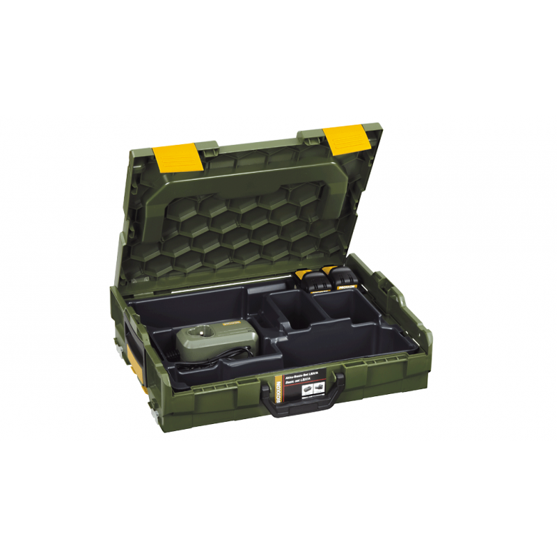 Coffret PROXXON LBX/A pour outils sans fil 10,8 V – inclus 2 batteries + chargeur